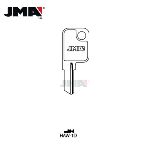 JMA – HAW1 Haworth Metal Key Blank / HAW-1D