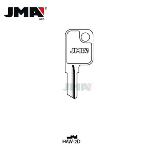 JMA – HAW4 Haworth Metal Key Blank / HAW-2D