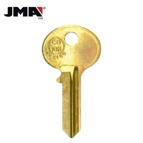 JMA – 1003M CO106 Hudson 5-Pin Cabinet Metal Key Blank / Brass / HUD-3E