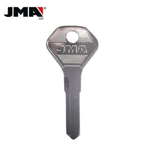 JMA – X106 Kawasaki Ducati Motorcycle Metal Key Blank / Nickel Plate / KAW-1D