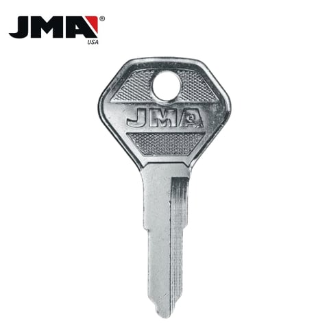 JMA –  KA13 Kawasaki Motorcycle Metal Key Blank / Nickel Plate / KAW-4