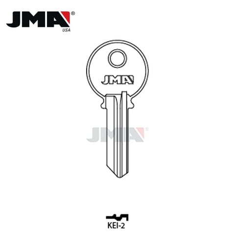 JMA – 1079B-K2 Kei Metal Key Blank / KEI-2