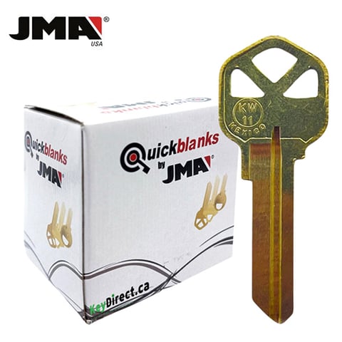 JMA – KW11BR Kwikset Metal Key Blank / Brass / KWI-5DE / 250 Pack