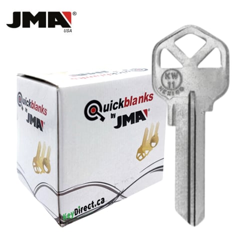 JMA – KW11NP Kwikset Metal Key Blank / Nickel / KWI-5DE / 250 Pack