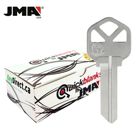 JMA – KW1NP Metal Key Blank For Kwikset / KWI-1KE / 50 Pack