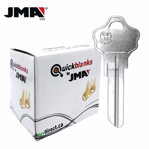 JMA – KW10 Metal Key Blank For Kwikset / Nickel / KWI-2DE / 250 PACK