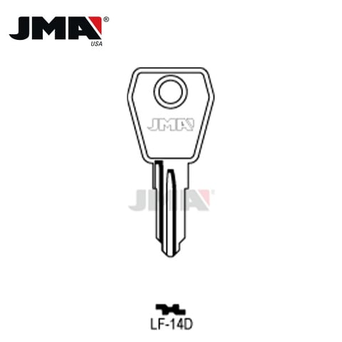 JMA – LF-14D Lowe & Fletcher Metal Blank Key