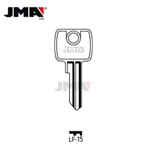 JMA – LF19 Lowe & Fletcher Metal Blank Key / LF-15