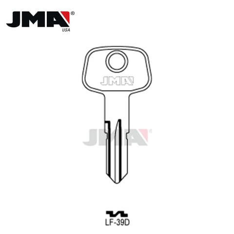 JMA – LF12-SI Lowe & Fletcher Metal Blank Key / LF-39D