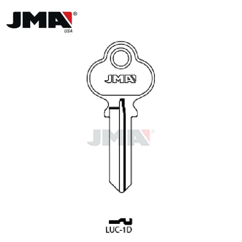 JMA – Queen Padlock Metal Key Blank / LUC-1D