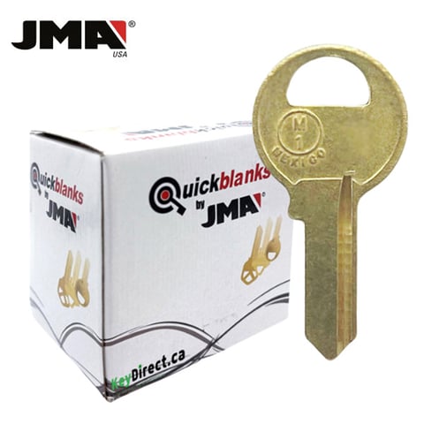 JMA – M1 1092 Metal Key Blank For Master Padlocks / Brass / MAS-10E / 250 Pack