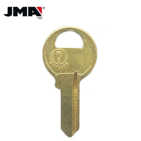 JMA – M1 1092 Metal Key Blank For Master Padlocks / Brass / MAS-10E