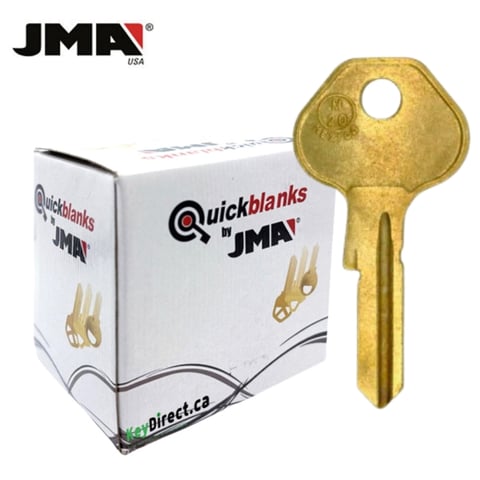 JMA – M20 / 1092-6000 Master Padlock Metal Key Blank / Brass / MAS-18DE / 250 Pack