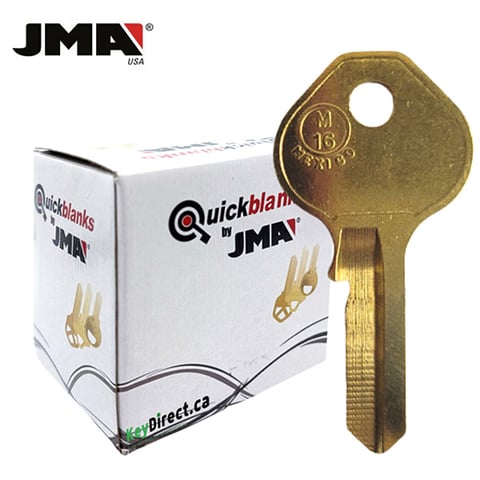 JMA – M16 Metal Key Blank For Master Padlock / MAS-9DE / 250 Pack