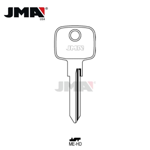 JMA – MB18 Mercedes Benz Metal Key Blank / Nickel Plate / ME-HD