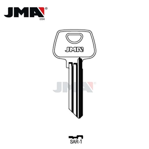 JMA – SAR-1 Metal Key Blank For Sargent / N1007KMA