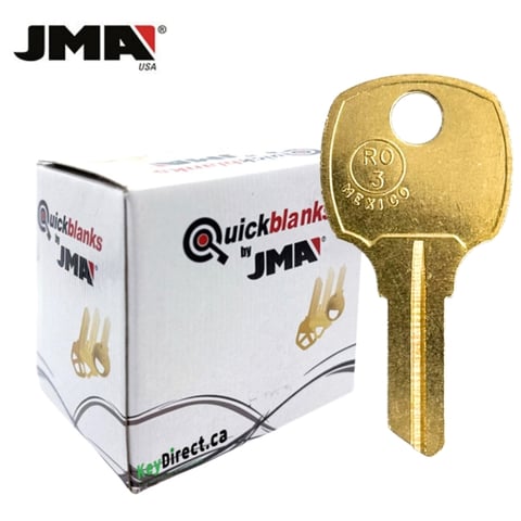 JMA – RO3 National 5-Wafer Cabinet Key / NTC-10DE / 250 Pack