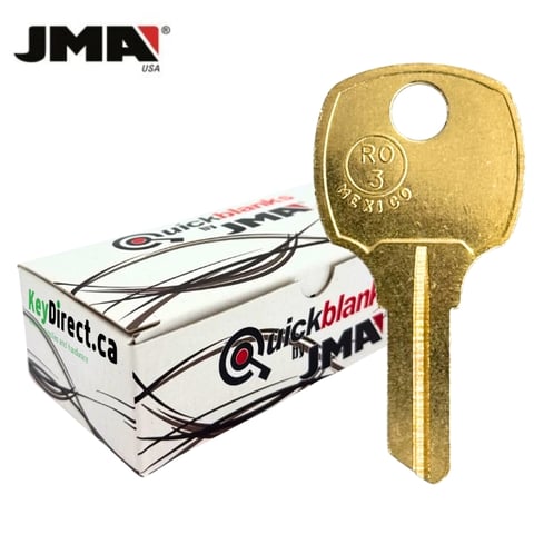 JMA – RO3 National 5-Wafer Cabinet Key / NTC-10DE / 50 Pack