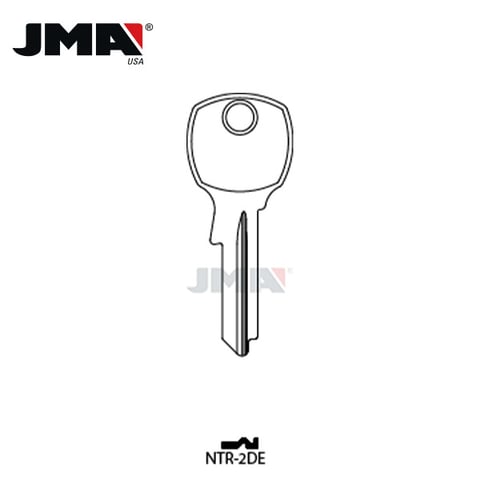 JMA – NA12 Metal Key Blank for National / Brass / NTR-2DE