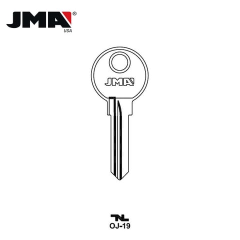 JMA – OJ-19 Ojmar Metal Blank Key