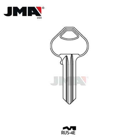 JMA – RU45 5-Pin Corbin Russwin Key / Brass / RUS-4E