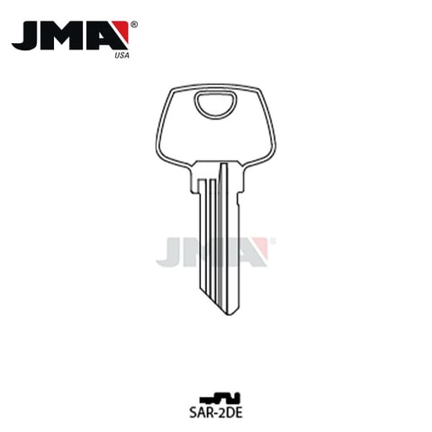 JMA – S68 Sargent Metal Key Blank / Brass / SAR-2DE