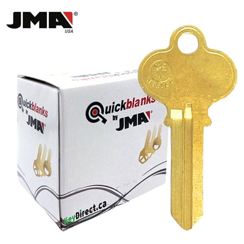 JMA – SE1BR 5-Pin Key Blank For Segal / Brass / SEG-1DE / 250 Pack