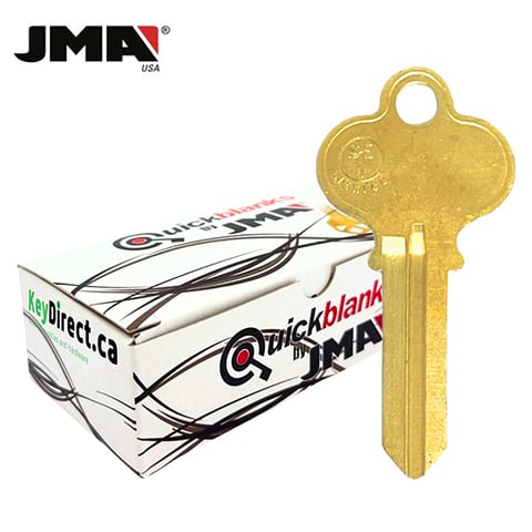 JMA – SE1BR 5-Pin Key Blank For Segal / Brass / SEG-1DE / 50 Pack