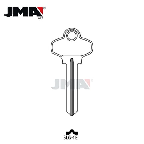 JMA – SC6 Schlage Metal Blank Key / Brass / SLG-1E