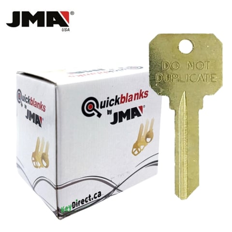 JMA – DND-SC4 Metal Key Blank / Brass / SLG-4C.DO / 250 Pack