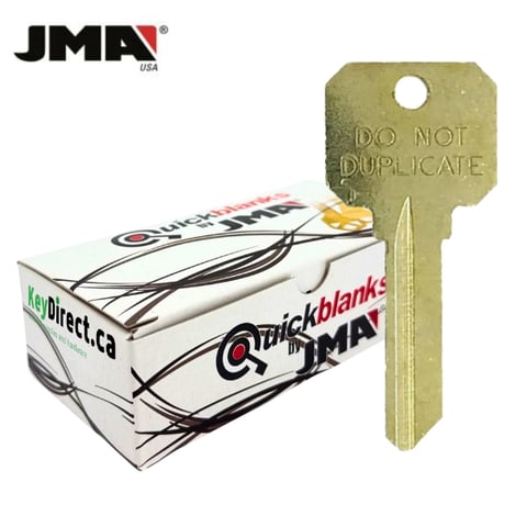 JMA – DND-SC4 Metal Key Blank / Brass / SLG-4C.DO / 50 Pack