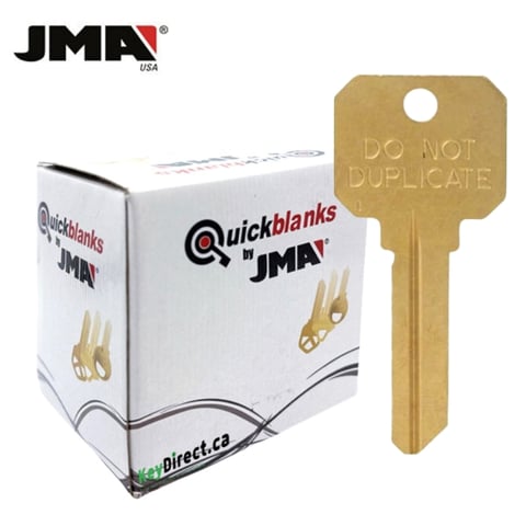 JMA – DND-SC9 Metal Key Blank / 6-Pin / Brass / SLG-5C.DO / 250 Pack