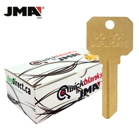 JMA – DND-SC9 Metal Key Blank / 6-Pin / Brass / SLG-5C.DO / 50 Pack