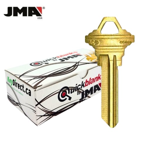 JMA – SC9 Schlage Metal Blank Key / Brass / SLG-5E / 50 Pack