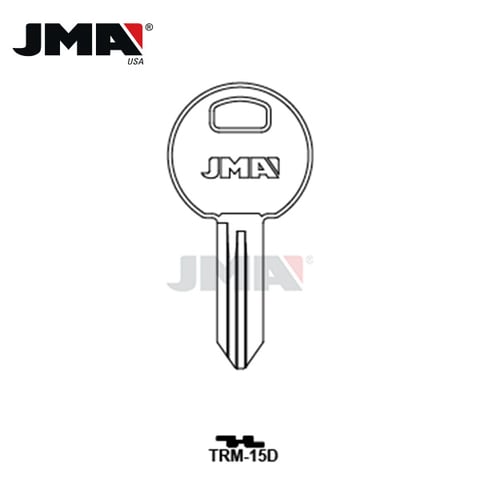 JMA – 1665 TM18 Trimark RV Metal Key Blank / Nickel Plate / TRM-15D