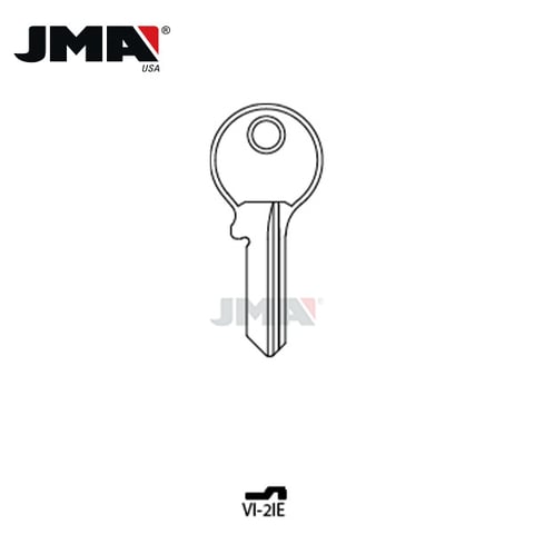 JMA – VR7 Viro Metal Key Blank / Nickel Plate / VI-2IE