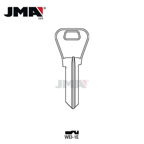 JMA – WR3 Metal Key Blank For Weiser / WEI-1E