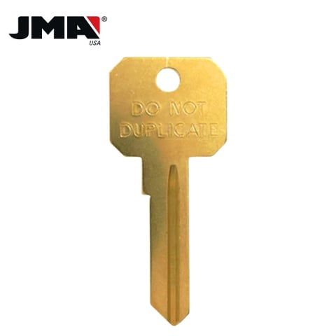 JMA – DND-WR3 Weiser Do Not Duplicate Metal Key Blank / Brass / WEI-3C.DO