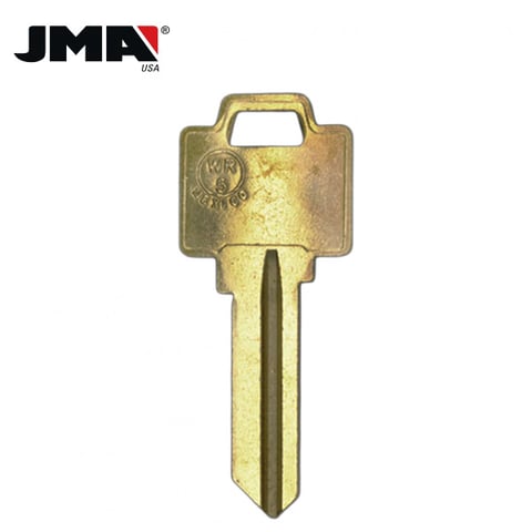 JMA – WR5 N1054WB – 5-Pin Weiser Key Blank / Brass / WEI-3E / WR5BR