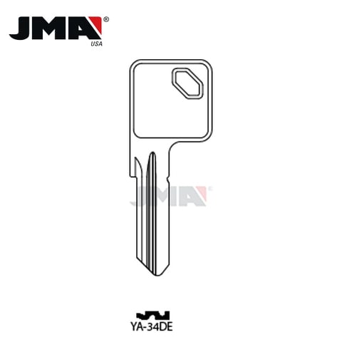 JMA – Y1E YALE Metal Key Blank / Brass / YA-34DE