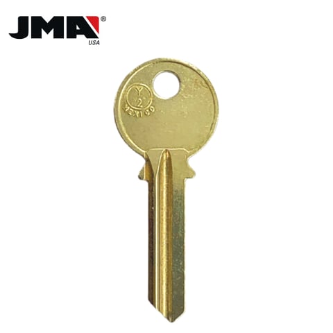 JMA – Y2 YALE Metal Key Blank / Brass / YA-17DE