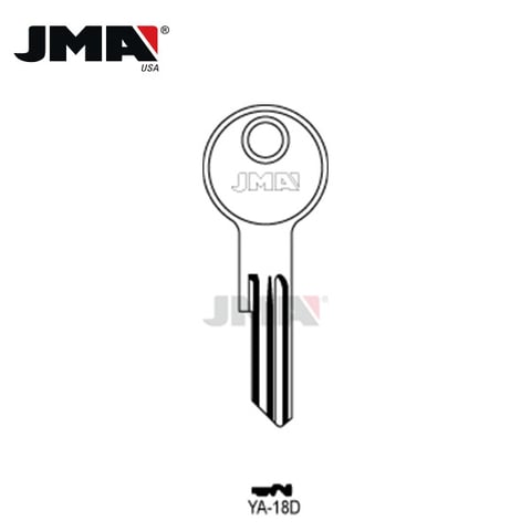 JMA – 62HD Rolls Royce Bentley Metal Key Blank / YA-18D