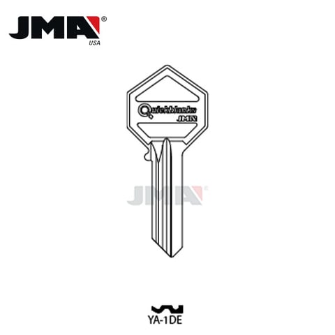 JMA – H999BR YALE  Metal Key Blank / Brass / YA-1DE