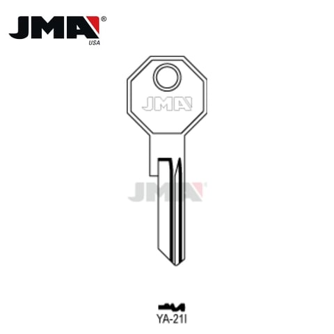 JMA – 62HF Rolls Royce Bentley Metal Key Blank / Steel / YA-21I