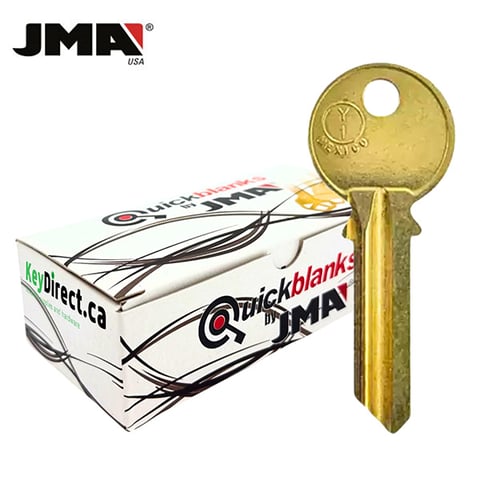 JMA – Y1BR Metal Key Blank For Yale / Brass / YA-41DE / 50 Pack