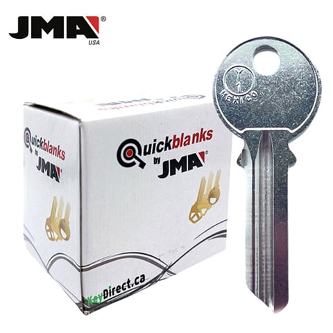 JMA – Y1NP Metal Key Blank For Yale / Nickel Plate / YA-41DE / 250 Pack