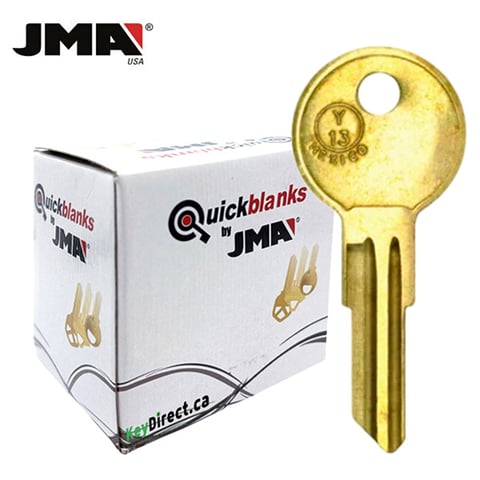 JMA – Y13 Yale 5-Wafer Cabinet Metal Key Blank / Brass / YA-44E / 250 Pack