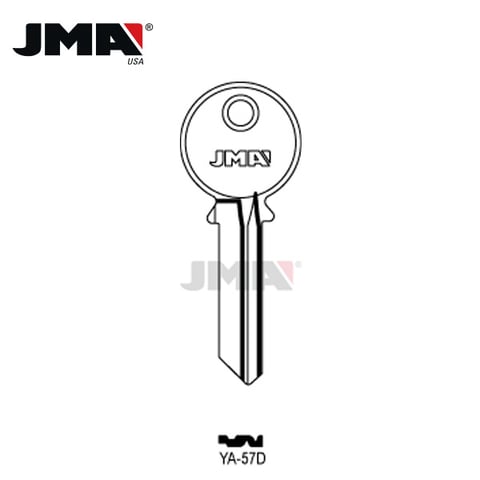 JMA – Y78 998GA YALE Metal Key Blank / YA-57D
