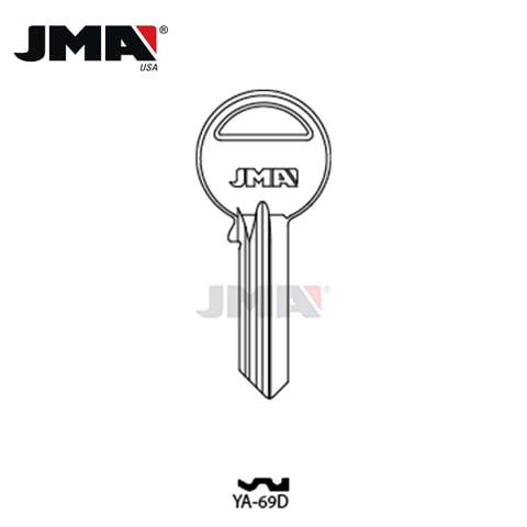 JMA – YALE Metal Key Blank / Brass / YA-69D