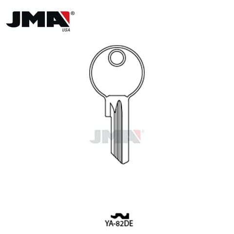 JMA – Y6 997X YALE 4-Pin Cabinet Metal Key Blank / YA-82DE